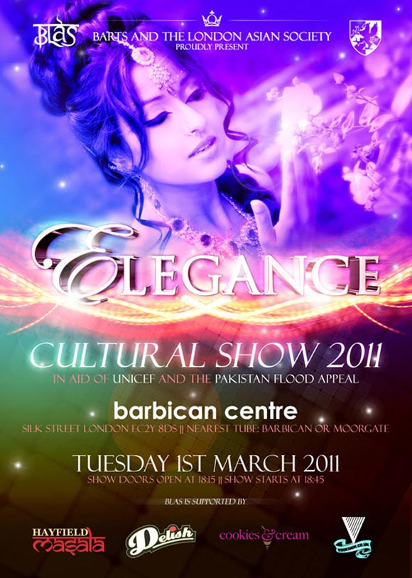 2011年BLAS高雅文化展覽的傳單設計宣傳單頁設計-上海平面設計公司