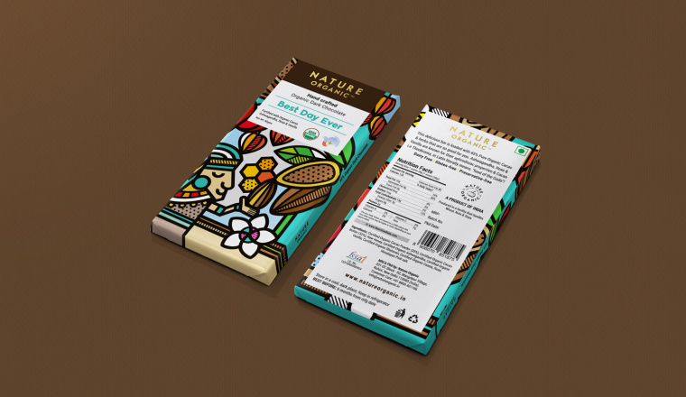 Nature Organic自然有機(jī)巧克力包裝設(shè)計(jì),幾何插畫風(fēng)驚艷設(shè)計(jì) Nature Organic自然有機(jī)巧克力包裝設(shè)計(jì),幾何插畫風(fēng)驚艷設(shè)計(jì)