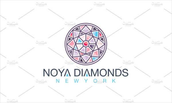 上海LOGO設(shè)計(jì)欣賞：彩色馬賽克鑲嵌鉆石logo設(shè)計(jì)