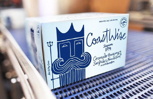 CoastWise啤酒包裝設(shè)計,居然將海王波塞冬畫成了人魚! CoastWise啤酒包裝設(shè)計,居然將海王波塞冬畫成了人魚!