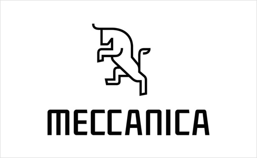 加拿大 Meccanica 汽車制造公司品牌新標(biāo)志設(shè)計(jì)“奔騰的公?！? border=
