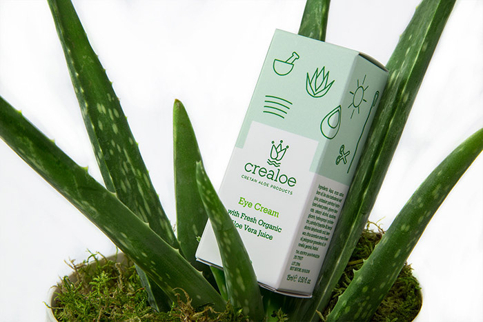 Cretan蘆薈美容產(chǎn)品包裝設(shè)計，“象形文字”風(fēng)格傳達(dá)天然高端有機感