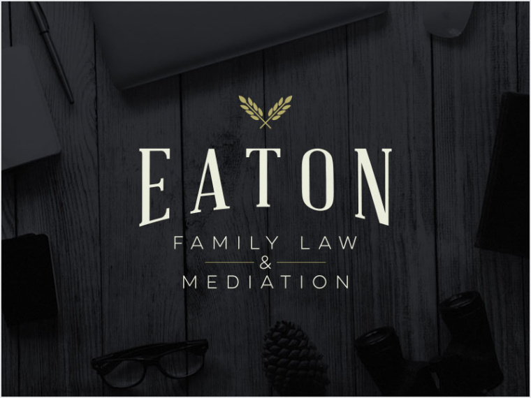 橄欖花加字母法律logo設計--上海logo設計公司