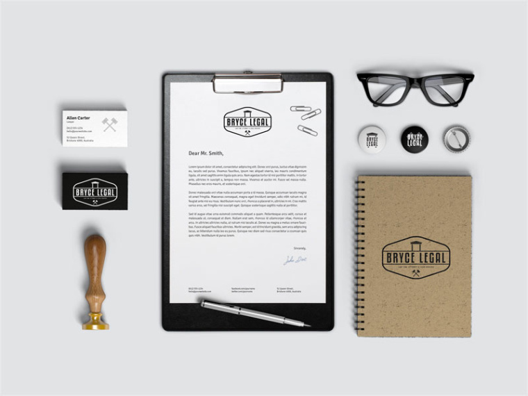 法律文具品牌logo設計--上海logo設計公司