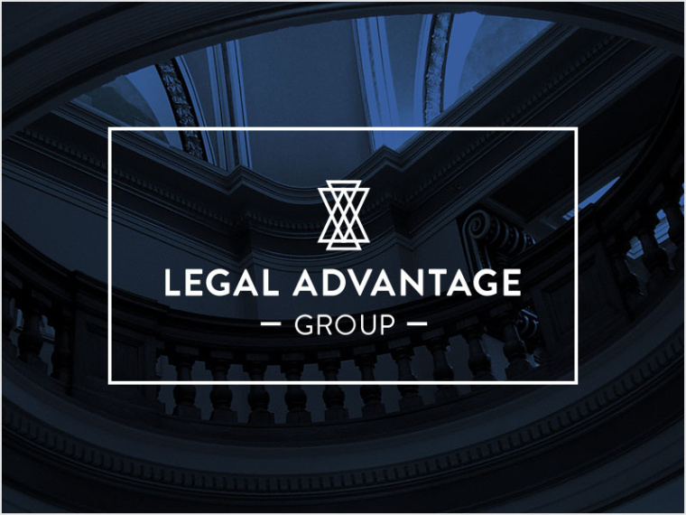 眾多三角形組成的法律優(yōu)勢logo設計-上海logo設計公司