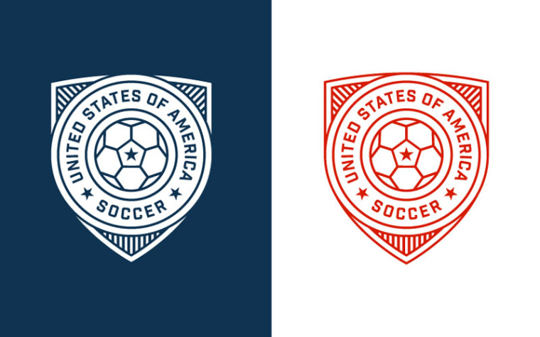 美國(guó)足球徽標(biāo)logo設(shè)計(jì)--上海logo設(shè)計(jì)公司