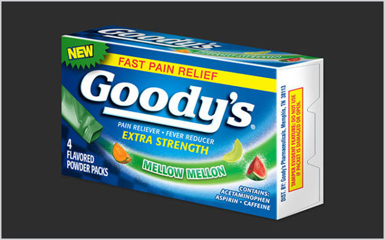 古迪的止痛藥包裝設(shè)計(jì)