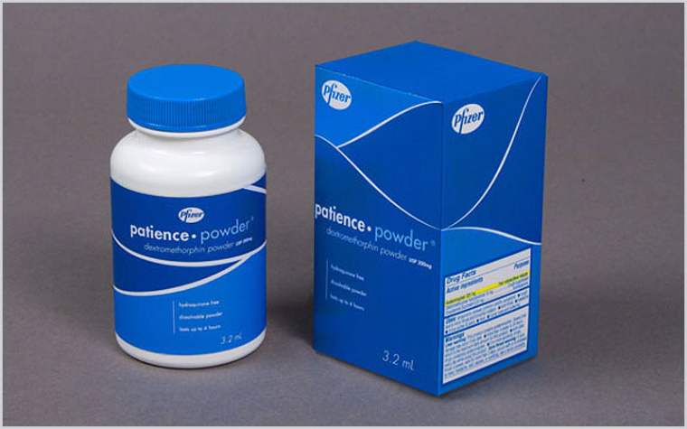 輝瑞耐心粉末藥品包裝設(shè)計(jì)