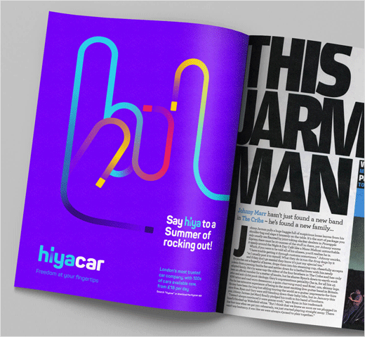 Hiyacar汽車共享平臺品牌形象設(shè)計-廣告推廣