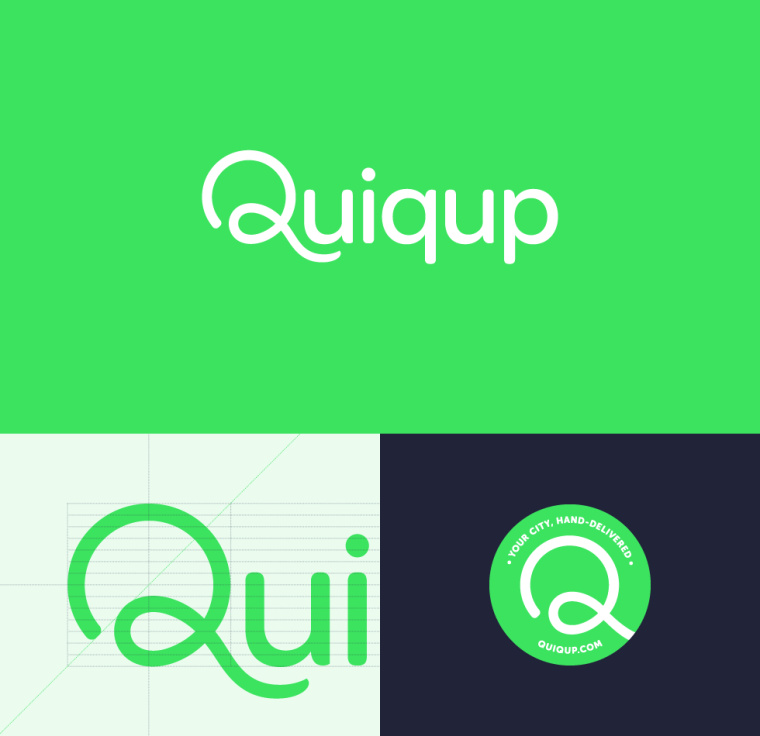 Quiqup 物流快遞配送公司品牌形象重塑-logo設計 Quiqup 物流快遞配送公司品牌形象重塑-logo設計