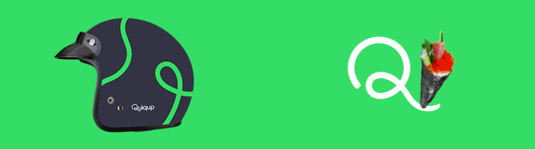 Quiqup 物流快遞配送公司品牌形象重塑-VI設計綠色配色 Quiqup 物流快遞配送公司品牌形象重塑-VI設計綠色配色