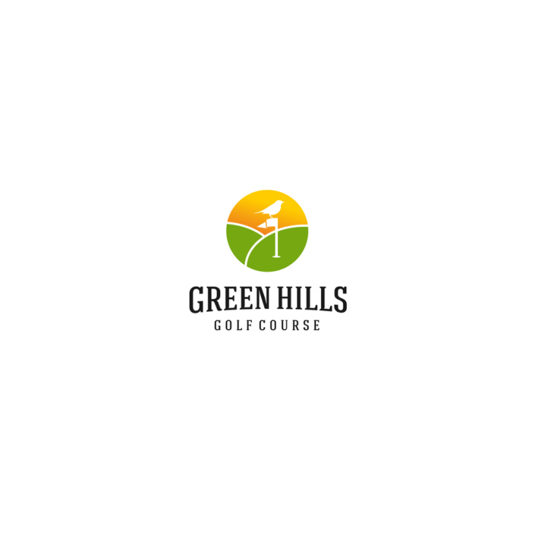 上海標(biāo)志設(shè)計(jì)公司-現(xiàn)代高爾夫標(biāo)志-明亮的顏色和現(xiàn)代字體