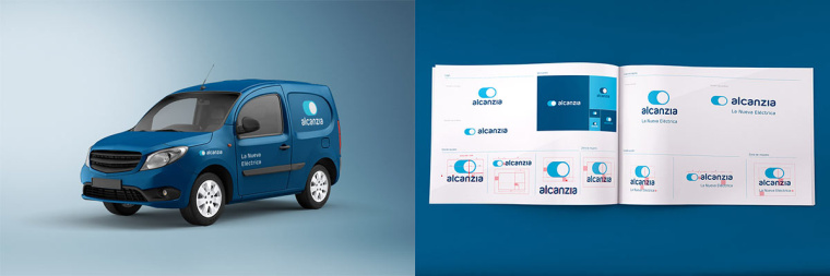 Alcanzia 電力公用事業(yè)公司品牌形象重塑設(shè)計-VI設(shè)計