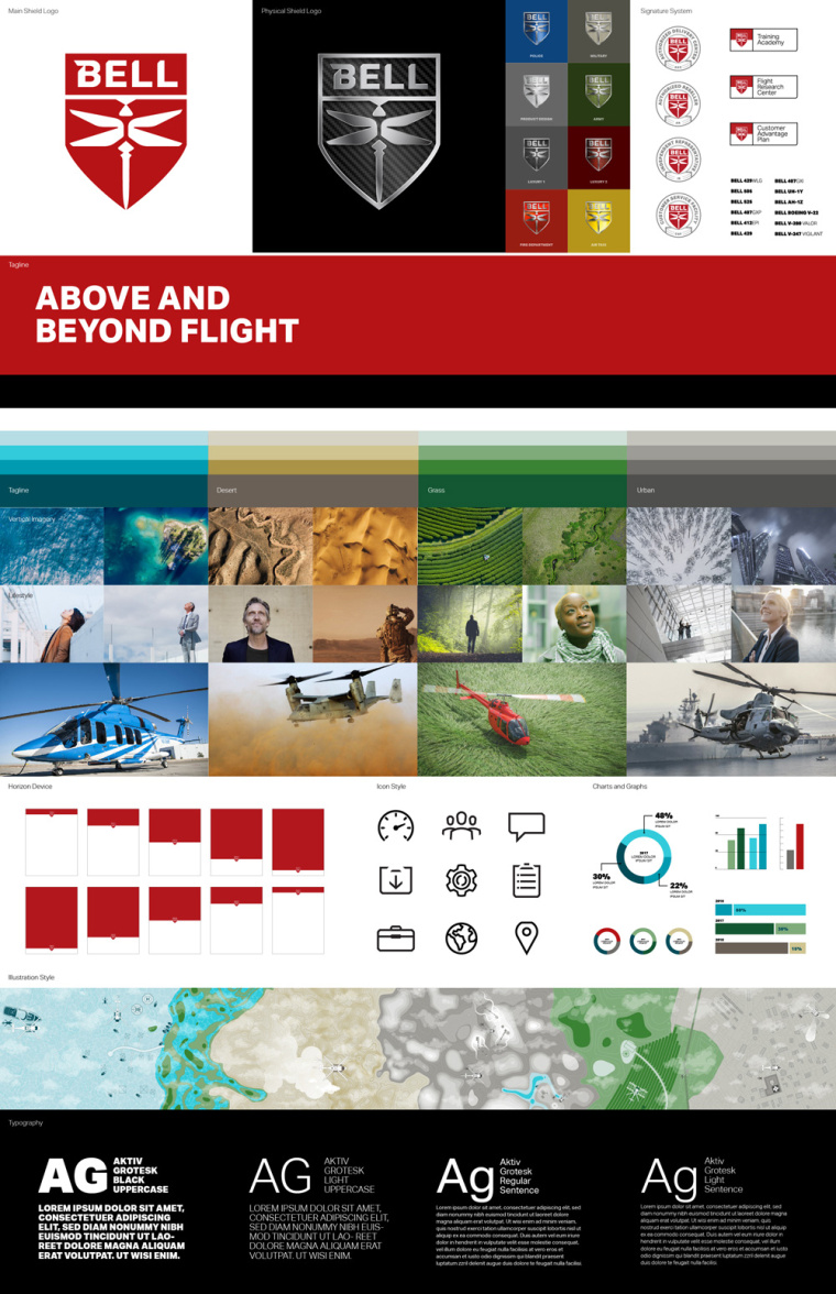 直升飛機(jī)公司航空公司Bell酷炫的標(biāo)志設(shè)計(jì)，源自蜻蜓的造型靈感