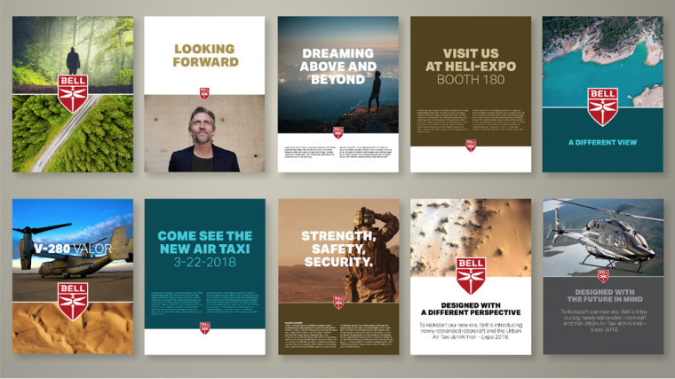 直升飛機(jī)公司航空公司Bell酷炫的標(biāo)志設(shè)計(jì)，源自蜻蜓的造型靈感