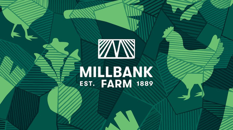 Millbank農(nóng)場品牌形象設(shè)計-logo設(shè)計/VI設(shè)計，來自土地樣貌的創(chuàng)意
