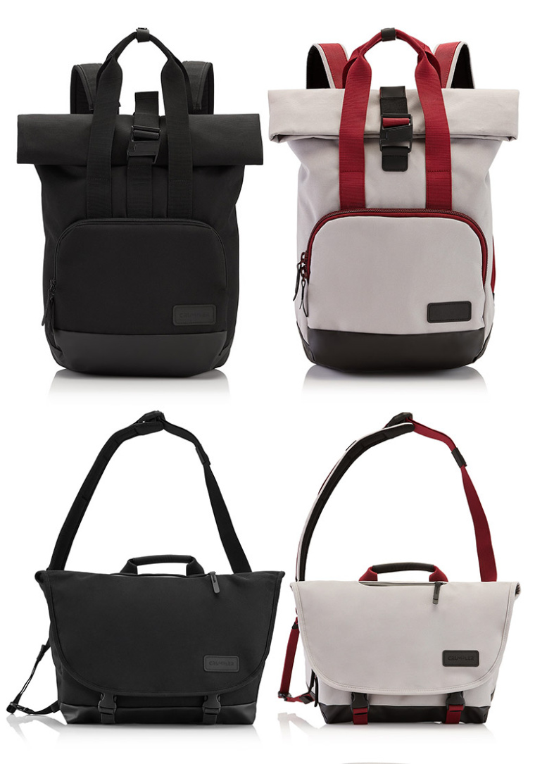 澳洲Crumpler小野人箱包品牌新logo設計，由字母組成的抽象人物