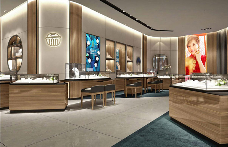 老廟黃金首飾新logo設計,外圓內方的中式韻味logo設計 老廟黃金首飾新logo設計,外圓內方的中式韻味logo設計