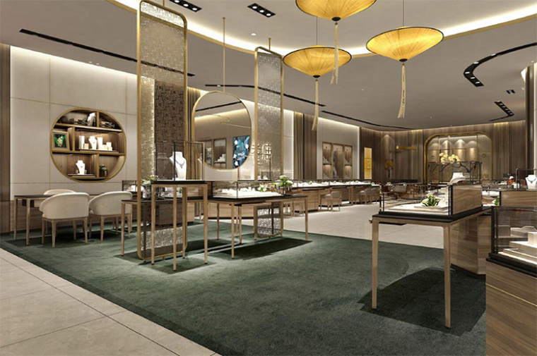 老廟黃金首飾新logo設計,外圓內方的中式韻味logo設計 老廟黃金首飾新logo設計,外圓內方的中式韻味logo設計