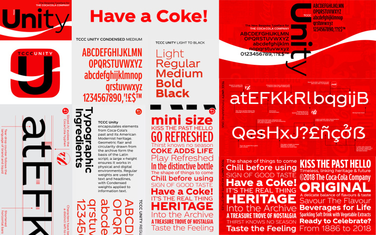 品牌字體唯一性-Unity字體設計