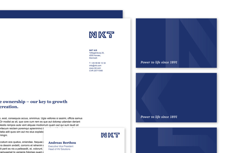 NKT 電線電纜企業(yè)品牌形象設(shè)計(jì)標(biāo)志設(shè)計(jì)VI設(shè)計(jì)，線條連接工業(yè)設(shè)計(jì)風(fēng)格