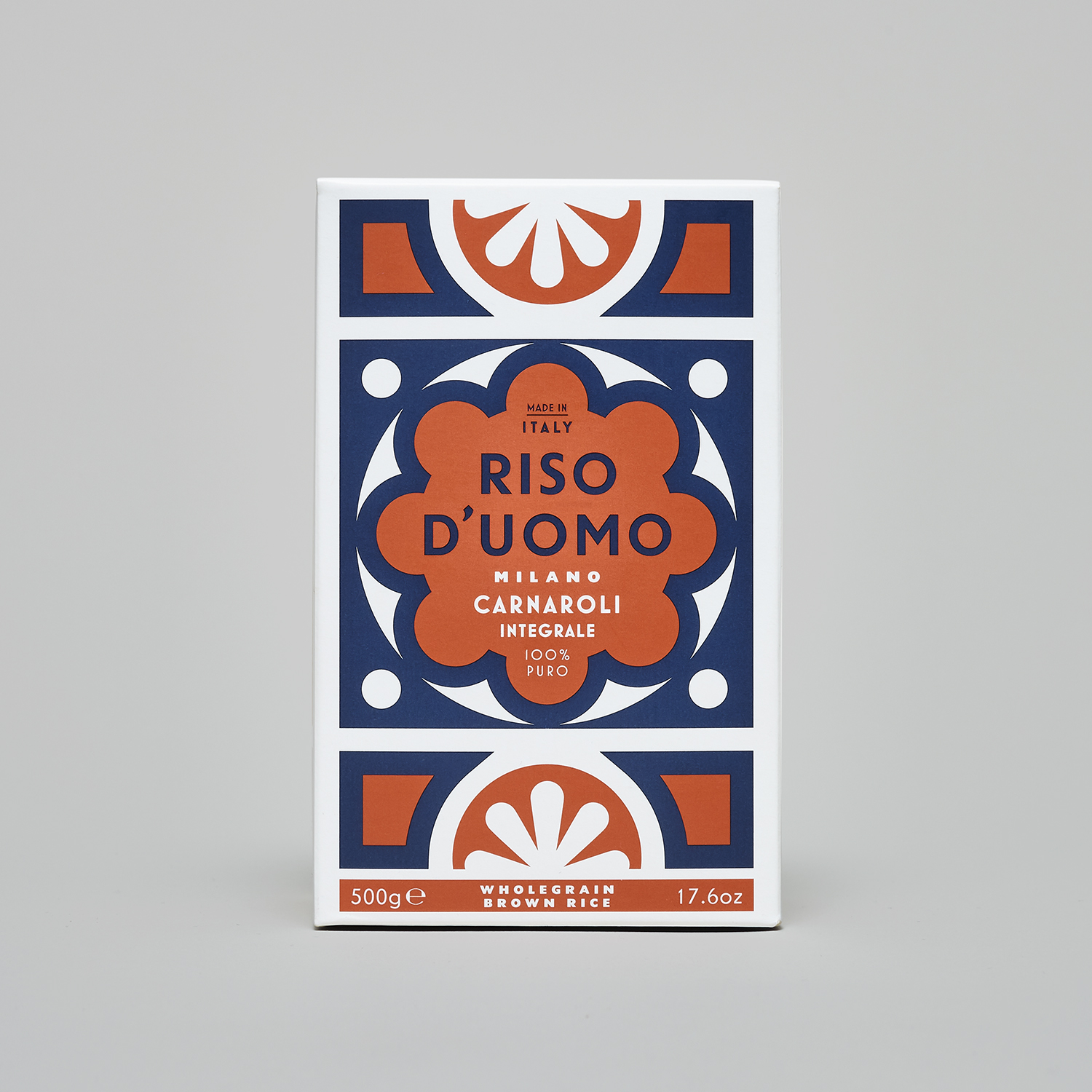 Riso D’uomo 大米包裝設(shè)計,華麗大理石地磚圖案靈感 Riso D’uomo 大米包裝設(shè)計,華麗大理石地磚圖案靈感