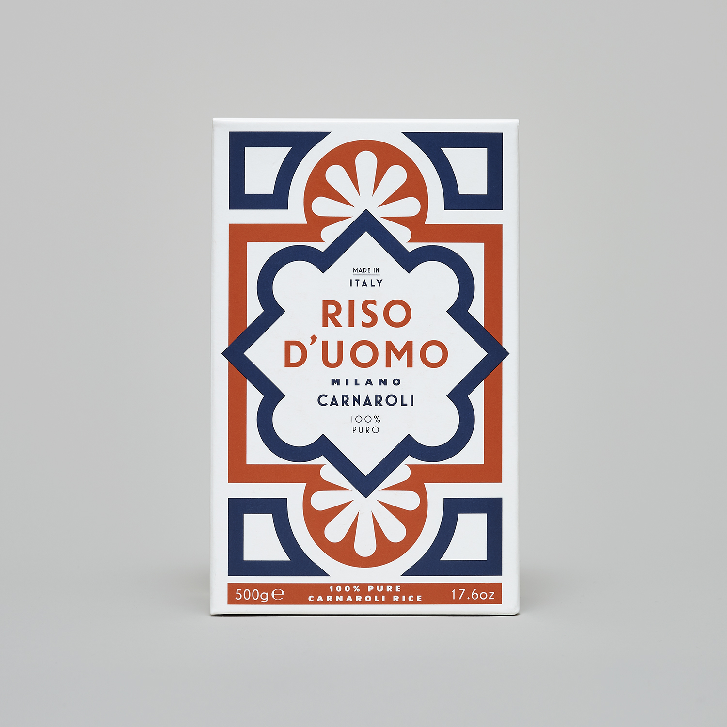 Riso D’uomo 大米包裝設(shè)計,華麗大理石地磚圖案靈感 Riso D’uomo 大米包裝設(shè)計,華麗大理石地磚圖案靈感