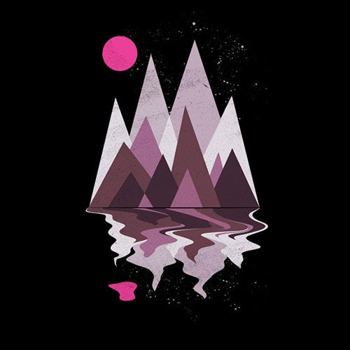 t恤幾何山圖形元素設(shè)計(jì)