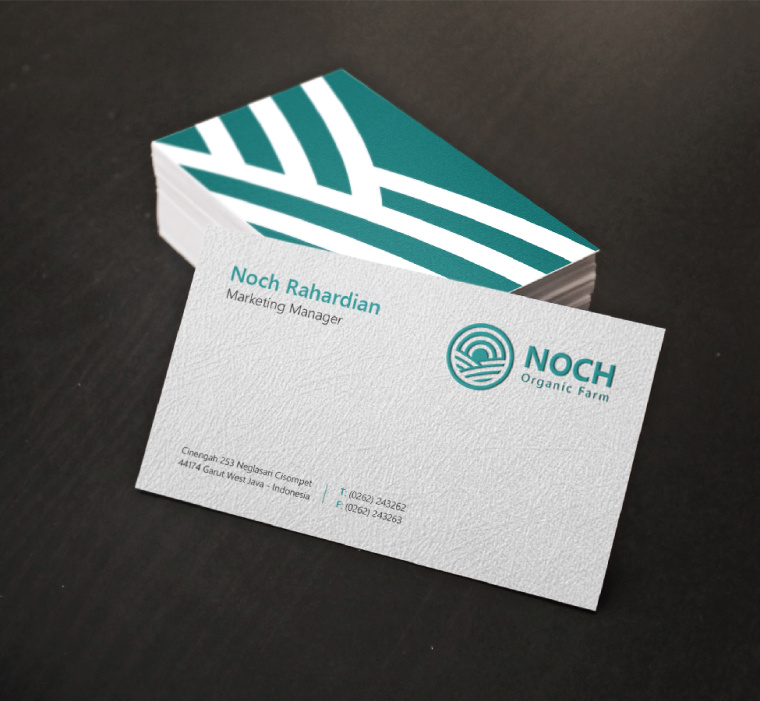 Noch 有機農(nóng)場logo設計vi設計-名片