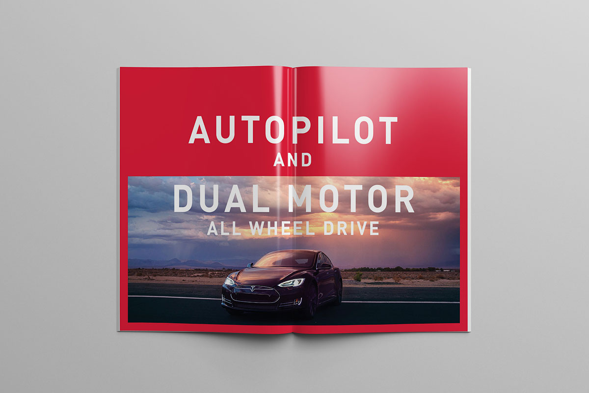 特斯拉Model S與Model XModel X汽車宣傳畫冊設(shè)計(jì)-上海畫冊設(shè)計(jì)公司