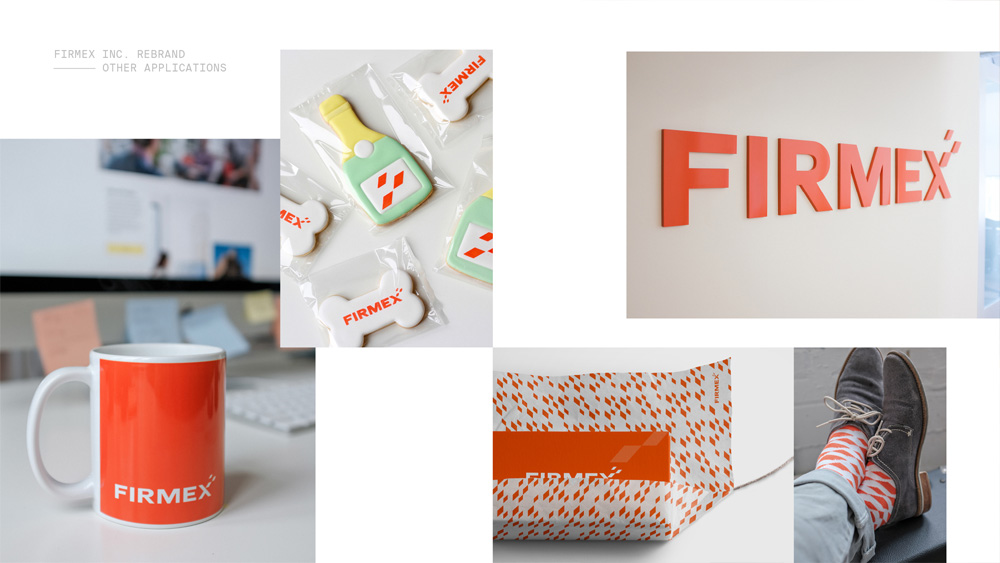 IT科技品牌創(chuàng)意設(shè)計(jì)：Firmex虛擬數(shù)據(jù)庫(kù)空間公司logo設(shè)計(jì)VI設(shè)計(jì)企業(yè)形象設(shè)計(jì)