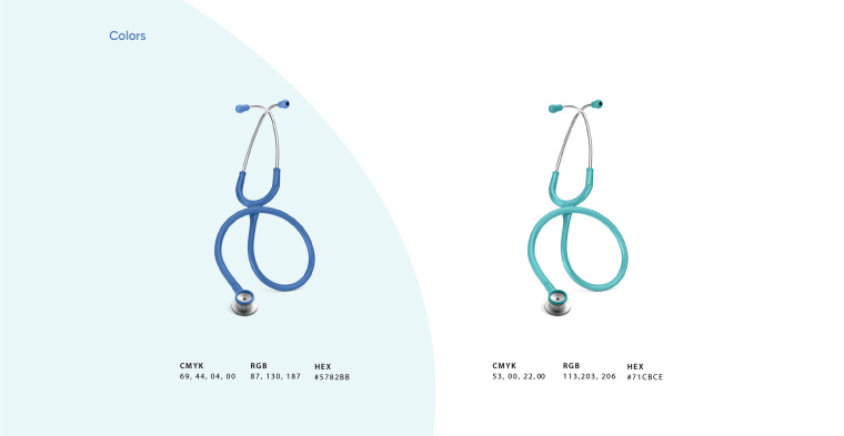 CareOne醫(yī)療機構品牌形象VI設計logo設計，藝術感醫(yī)生元素鑲嵌于旋轉字母C