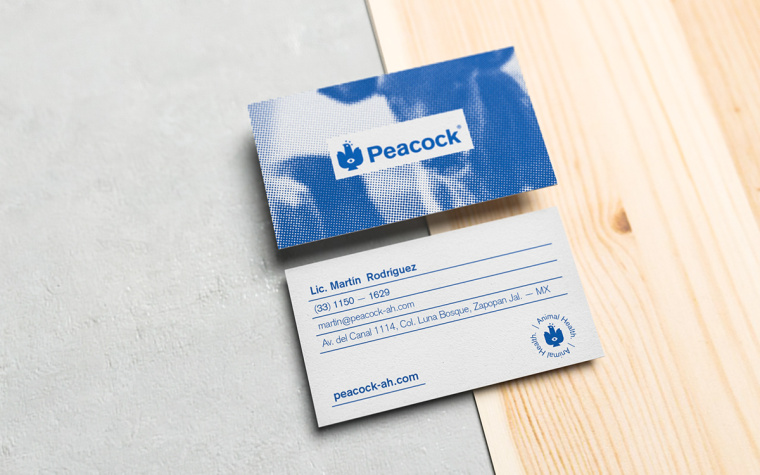 Peacock獸醫(yī)藥物品牌形象VI設(shè)計logo設(shè)計，孔雀的矢量化圖案