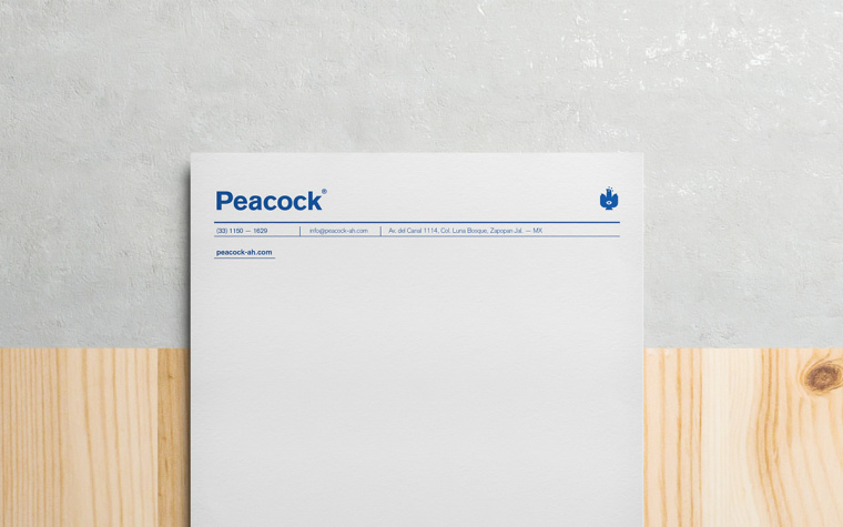 Peacock獸醫(yī)藥物品牌形象VI設(shè)計logo設(shè)計，孔雀的矢量化圖案