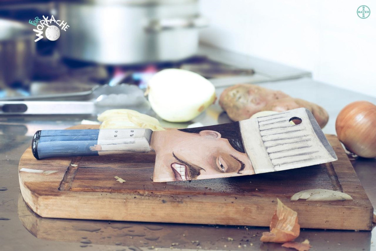 阿司匹林藥物平面廣告創(chuàng)意設(shè)計(jì)，擬物化的表現(xiàn)形式傳達(dá)藥物的特色