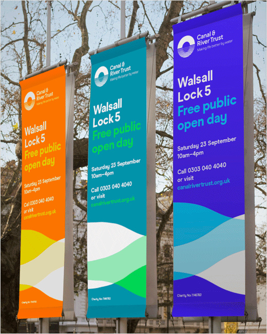 Canal＆River水利水務(wù)管理機(jī)構(gòu)品牌形象設(shè)計(jì)logo設(shè)計(jì)，橋梁與水波紋結(jié)合的圖形