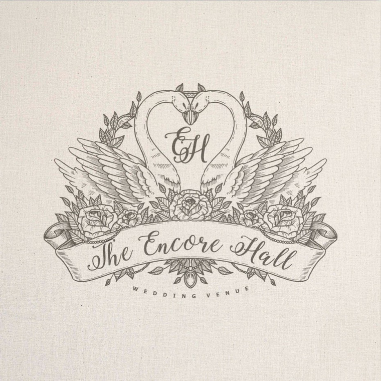 手繪插圖插畫婚禮logo設(shè)計(jì)-上海logo設(shè)計(jì)公司