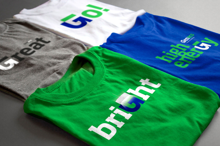 Geneient 電力能源公司品牌logo設(shè)計(jì)vi形象設(shè)計(jì)