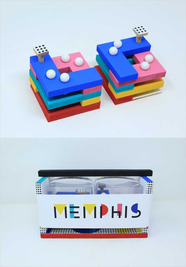 孟菲斯大理石包裝設(shè)計