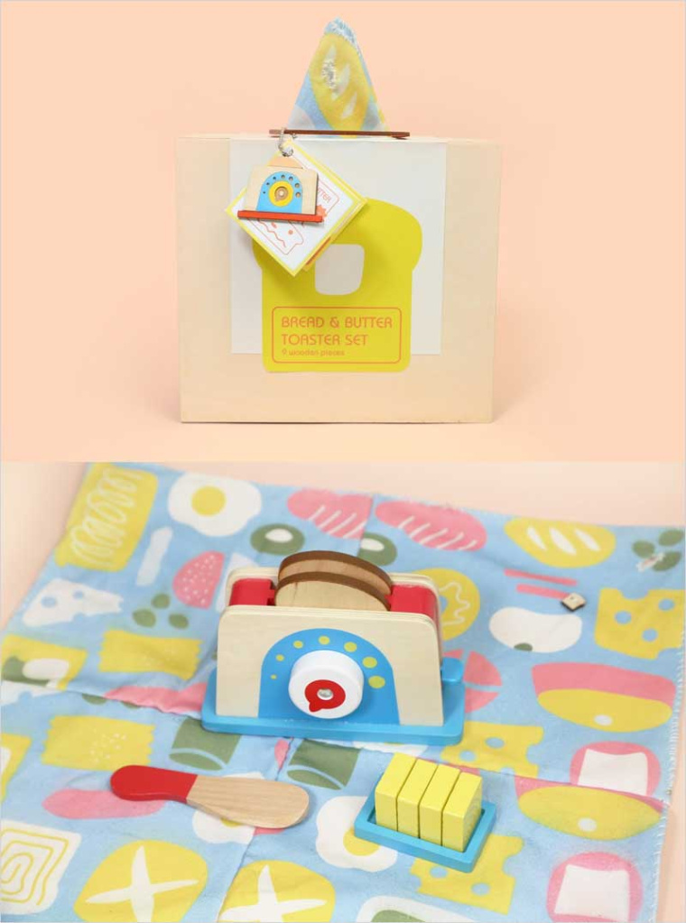 面包和黃油烤面包機(jī)組包裝設(shè)計