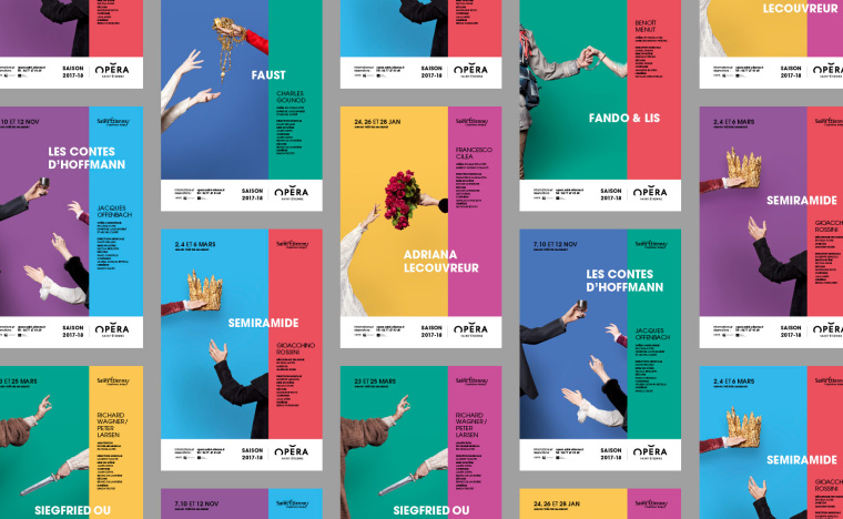 圣埃蒂安歌劇院2017-18季宣傳海報(bào)設(shè)計(jì)與畫冊(cè)設(shè)計(jì) “共同的情感”