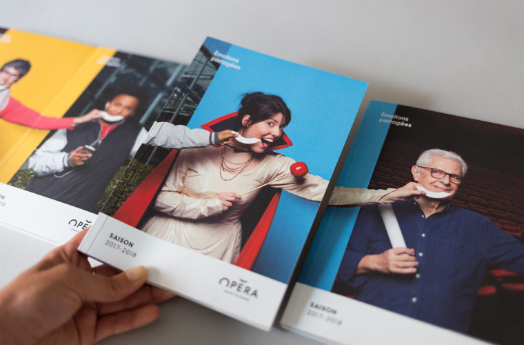 圣埃蒂安歌劇院2017-18季宣傳海報(bào)設(shè)計(jì)與畫冊(cè)設(shè)計(jì) “共同的情感”