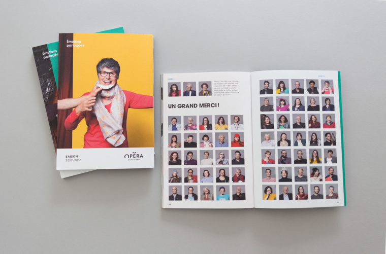 圣埃蒂安歌劇院2017-18季宣傳海報(bào)設(shè)計(jì)與畫冊(cè)設(shè)計(jì) “共同的情感”