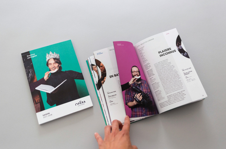 圣埃蒂安歌劇院2017-18季宣傳海報(bào)設(shè)計(jì)與畫冊(cè)設(shè)計(jì) “共同的情感”