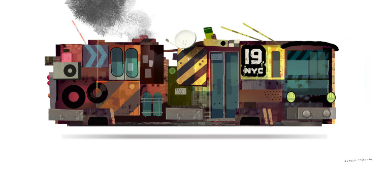 上海設計公司欣賞：后院立體矢量插畫設計