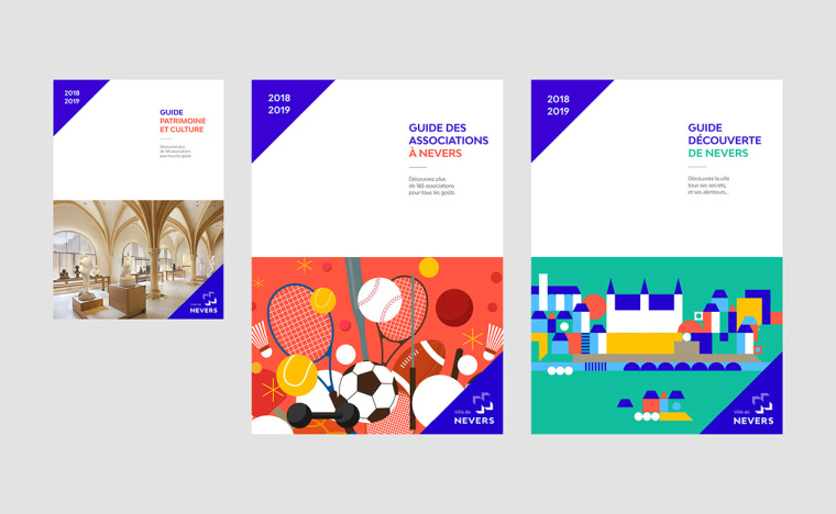 Nevers 城市品牌形象設計-印刷品設計