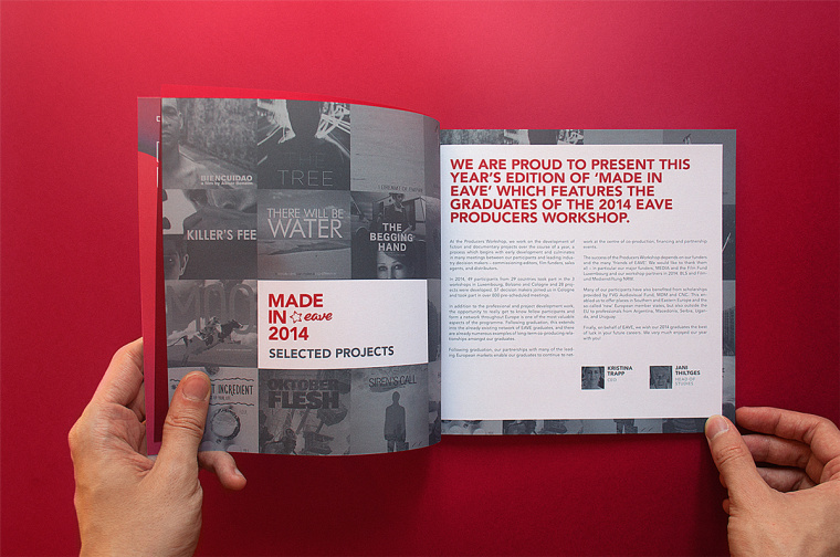 歐洲企業(yè)家年會宣傳手冊設計，暗紅與深灰風格設計