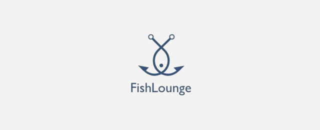 魚休息室動物logo設(shè)計-上海logo設(shè)計欣賞