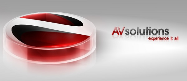 AV解決方案3d logo設(shè)計