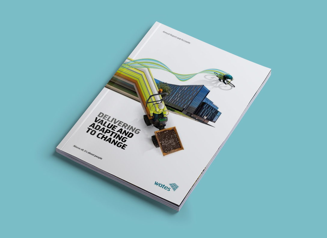 WATES 物流貨運(yùn)工業(yè)集團(tuán)年報(bào)畫(huà)冊(cè)設(shè)計(jì)-封面